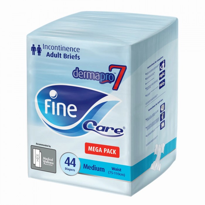 Fine Care Adult Diapers Medium Size - 44 Pieces