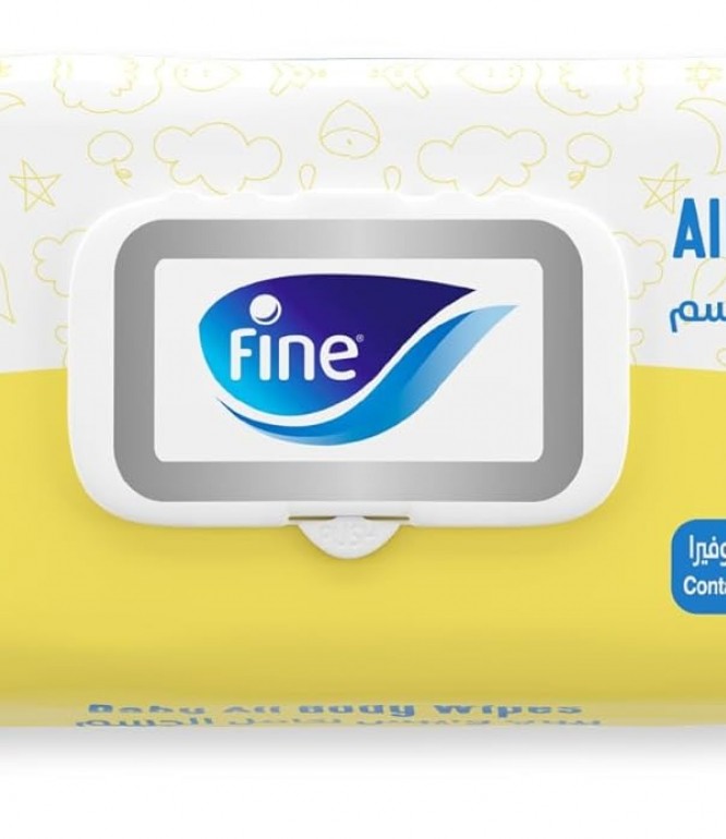 Fine Baby Wipes All Body 72's