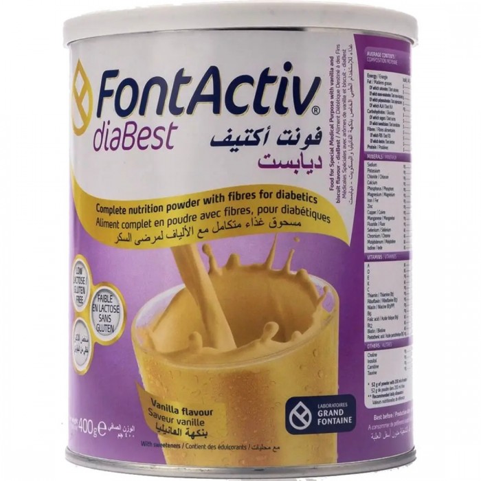 Fontactiv Diabest Vanilla 400GM