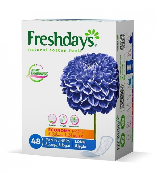 Freshdays Long Pantyliners 48's