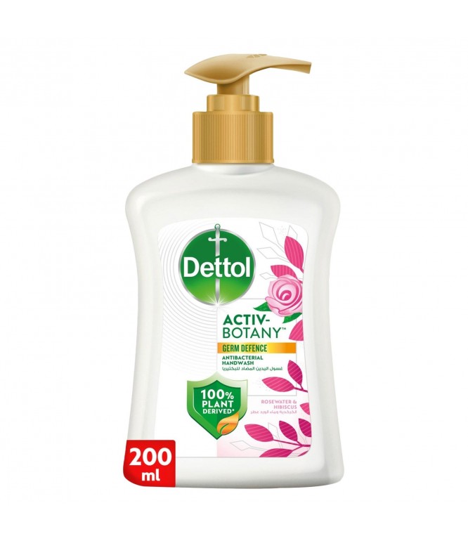 Dettol Activ Botany Hand Wash Hibiscus & Rose Water 200Ml