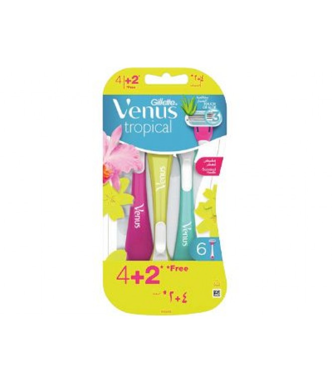 GILLETE Venus Disposable Tropical 6Pieces