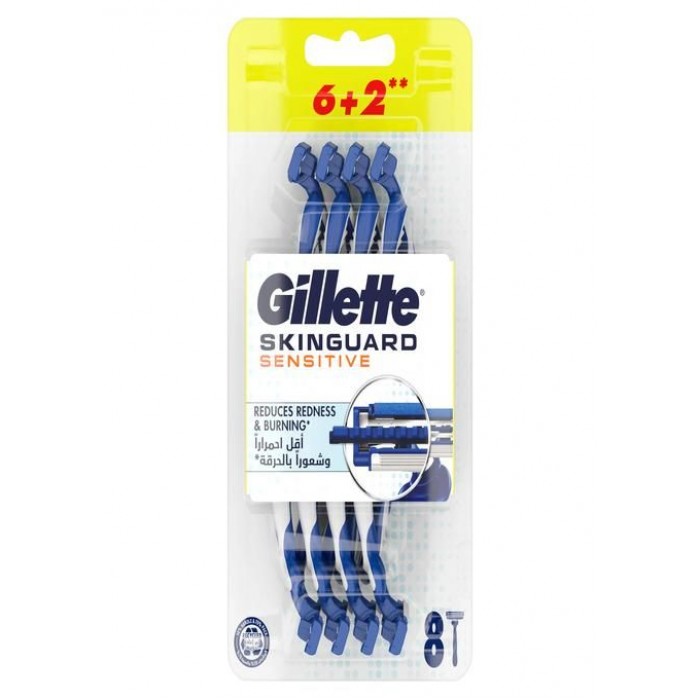 GILLETE Skinguard Sensitive 6+2