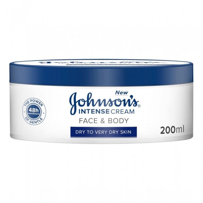 Johnson Intense Face & Body Cream Dry To Very Dry Skin 200 ml