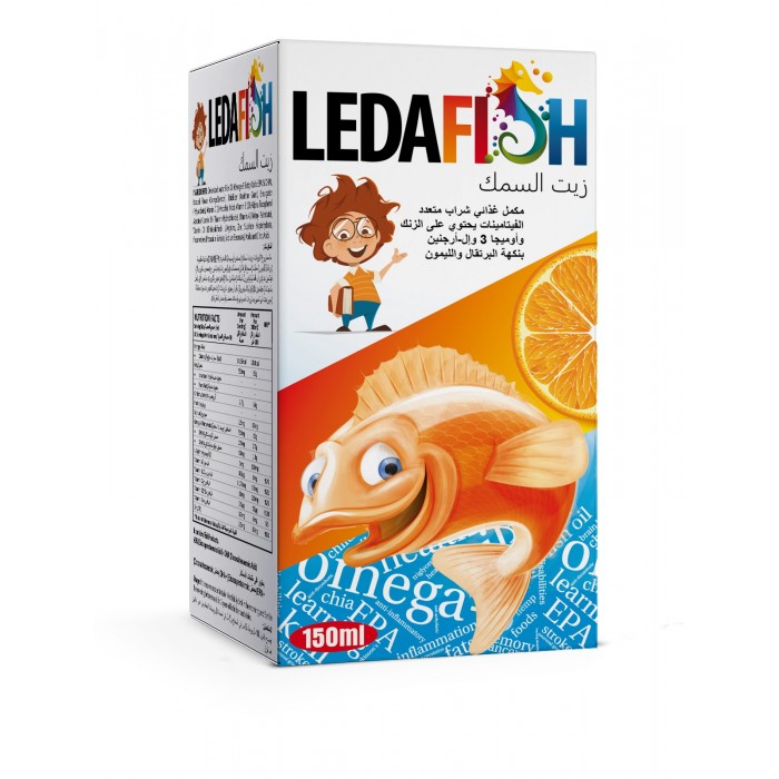 Leda Fish Omega-3 Fish Oil Syrup - 150 ml