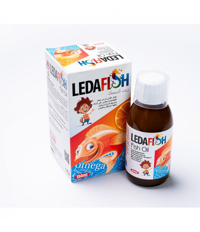 Leda Fish Omega-3 Fish Oil Syrup - 150 ml