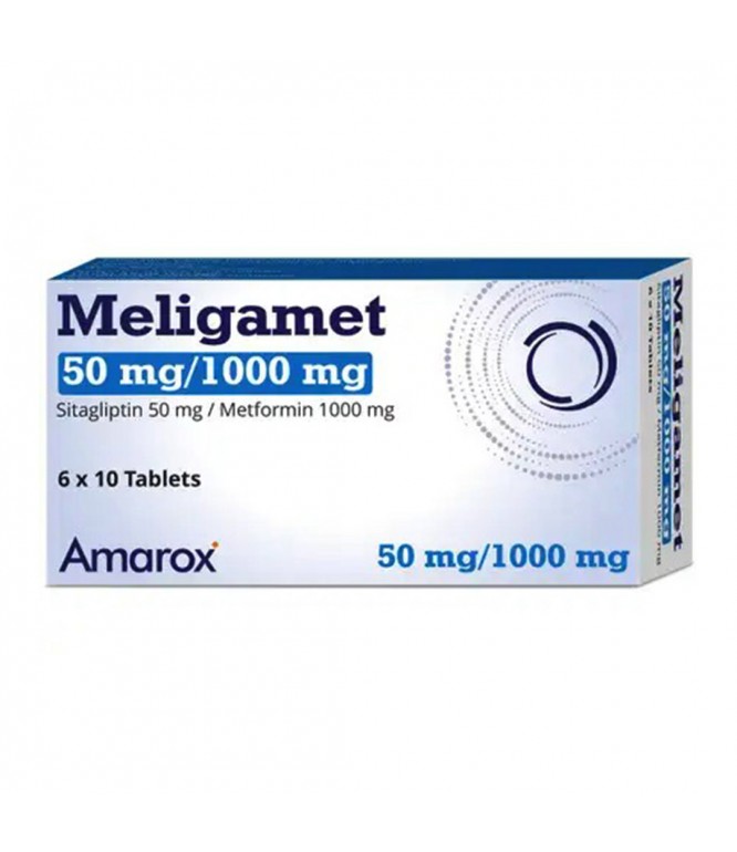 Meligamet 50/1000mg - 60 Tablets