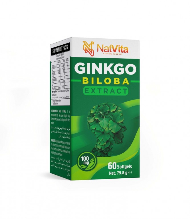 NatVita Ginkgo Biloba – 60 Capsules