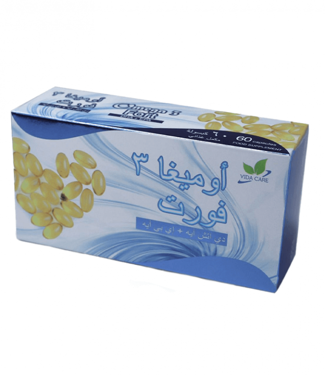 OMEGA 3 FORTE 1000 mg – For Brain, Heart & Focus 60's