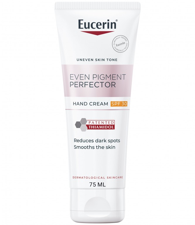 يوسيرين إيفن بيجمنت بيرفكتور كريم يدين مفتّح مع واقي شمس SPF 30 بحجم 75 مل