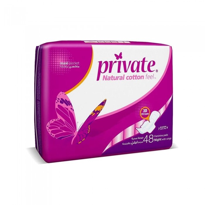 Private Maxi Night Female Diaper 48's