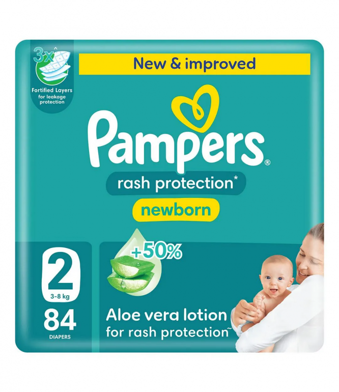 Pampers Diapers Size 2-  84 Piece