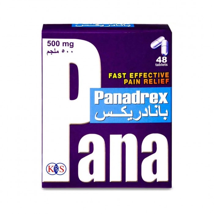 Panadrex 500mg Tablets 48's