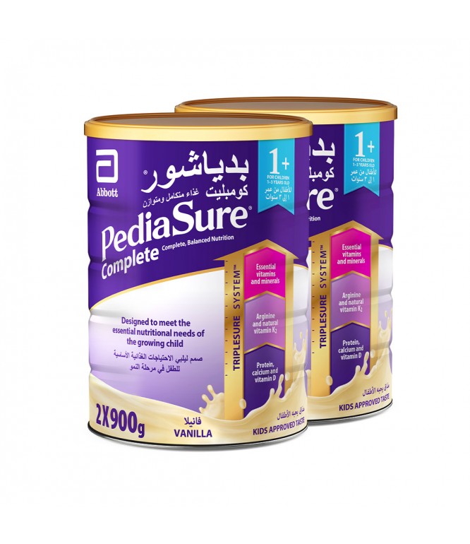 Pediasure Complete +1 Vanilla 2X900 GM TWIN