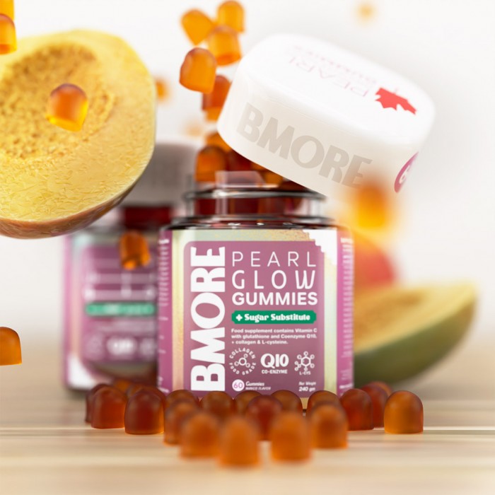 Be More Glutathione Gummies for Skin Whitening 60 Gummies