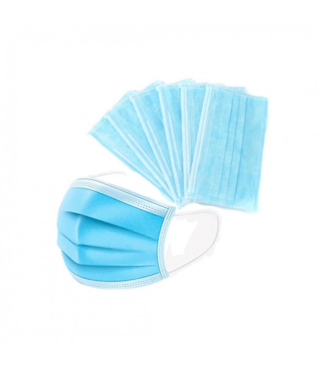 Dust Disposable Face Mask 50 Pieces - Blue