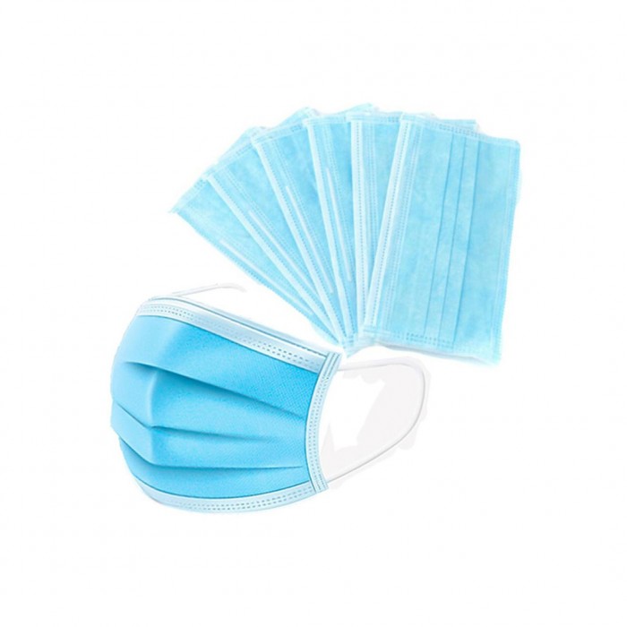 Dust Disposable Face Mask 50 Pieces - Blue