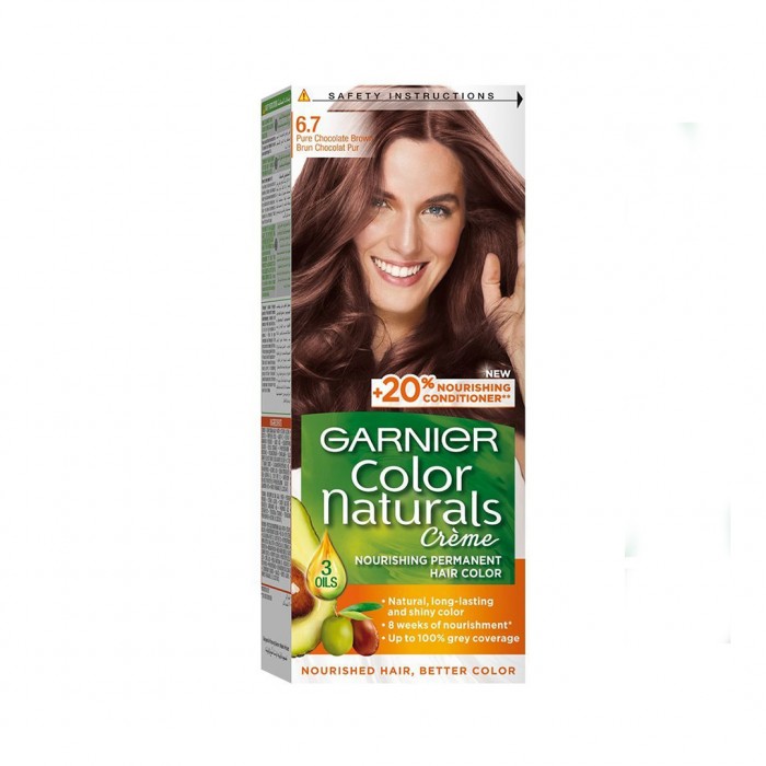 Garnier Color Natcherls Hair Dye No. 6.7 Pure Chocolate
