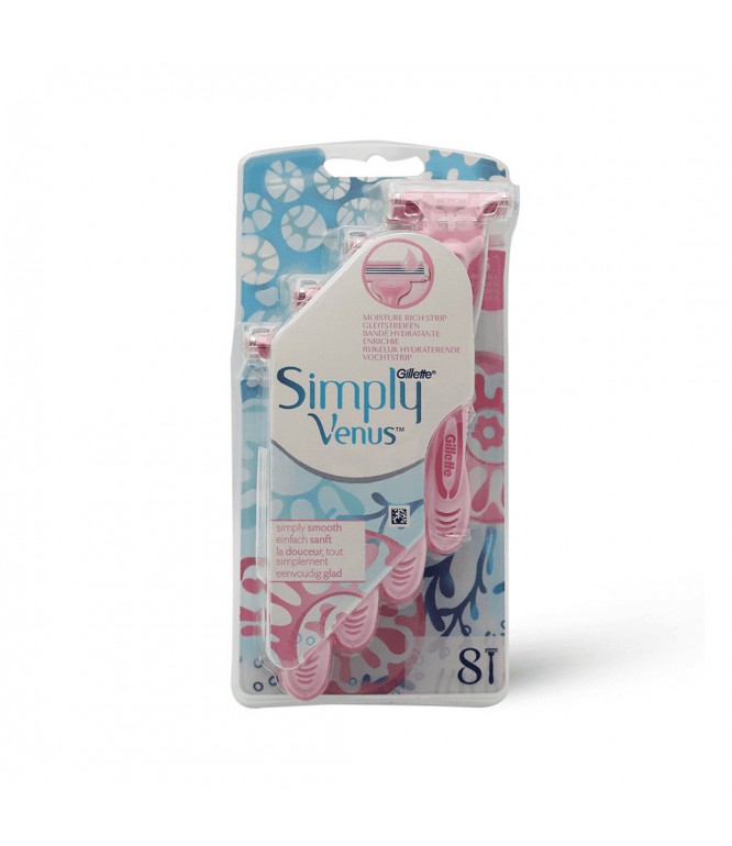 Gillete Simply Venus-3 Razor -8's 