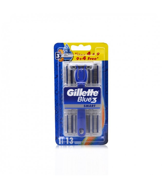 Gillete Blue 3 SMART Razor 9+4's 