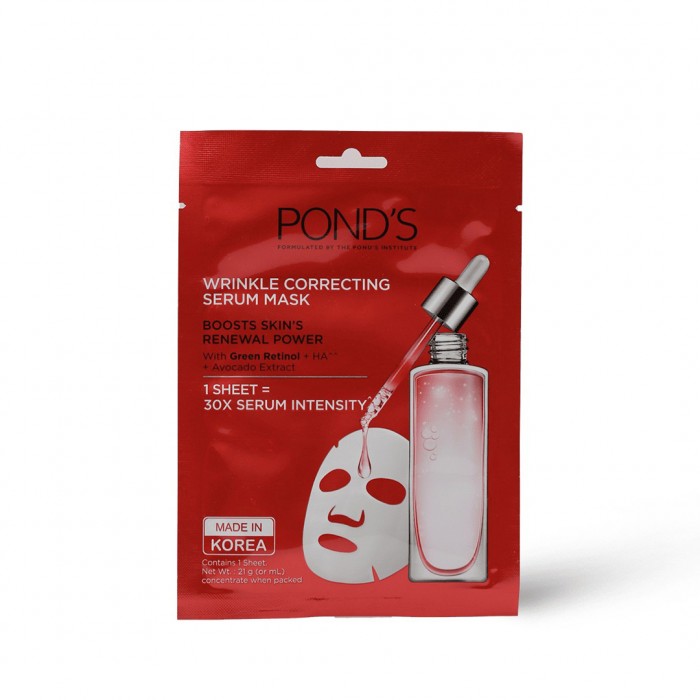Pond'S Wrinkle Correcting Serum Mask 21 g