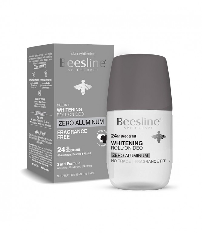Beesline Whitening Roll-On Deo Zero Alumnium Fragrance Free For Women 70 ml