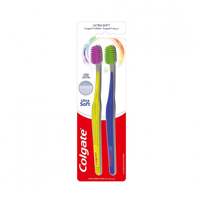 Colgate Tooth Brush Ultra Soft Twin - 2s