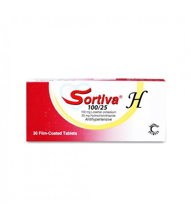 سورتيفا 25/100 مجم أقراص 30 حبة