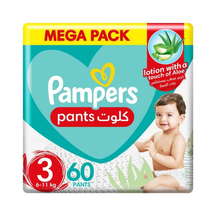 Pampers Baby Pants Box Size-3 - 60's