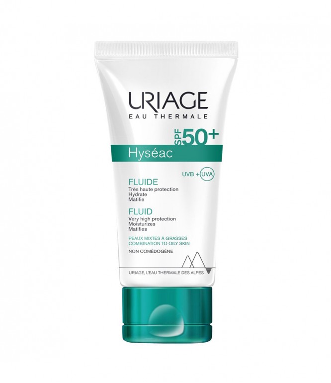 Uriage Hyséac Fluid SPF50+ Sunscreen - 50ml