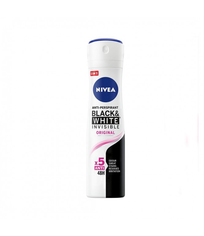 NIVEA Antiperspirant Spray for Women Black & White Invisible Protection 150ml