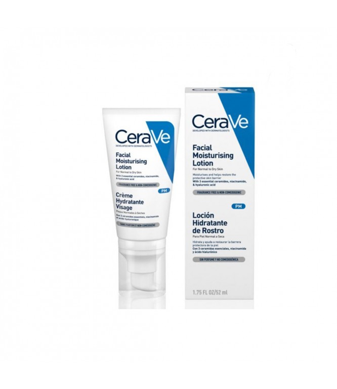 Cerave P.m. Facial Moisturizer Lotion for Normal To Dry Skin - 52 Ml