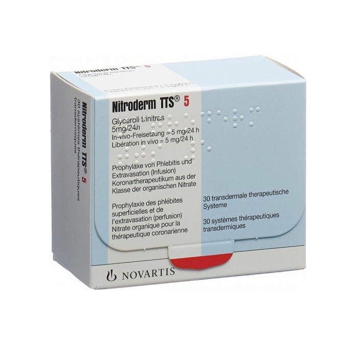 Nitroderm-TTs 5 mg Patch 30 pcs