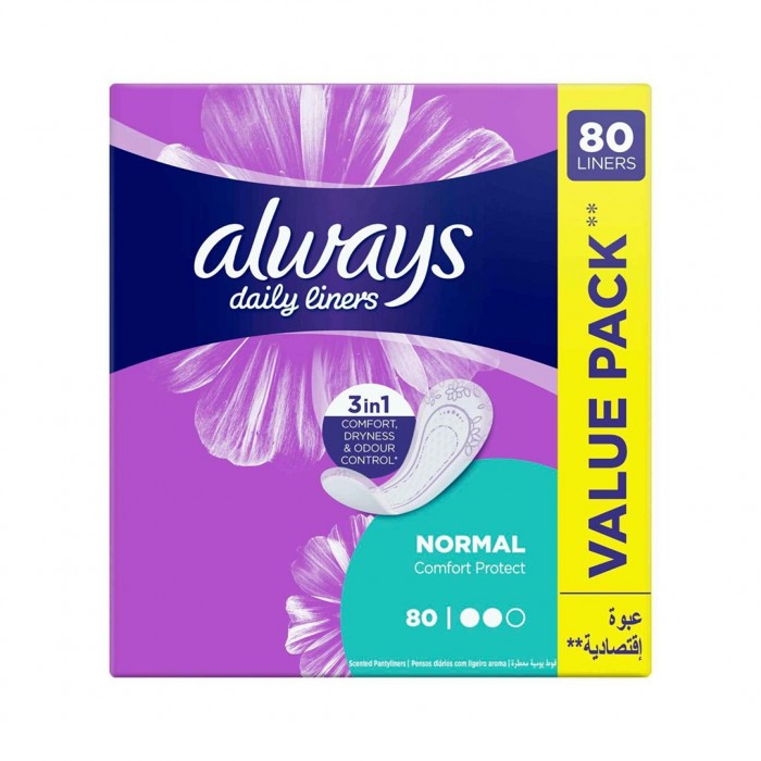 Always Panty Liners Fresh Scent Multiform Protect 80 pcs