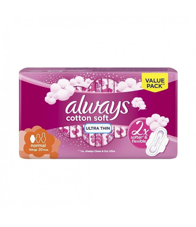 Always Ultra thin cotton sensation 20 pieces 