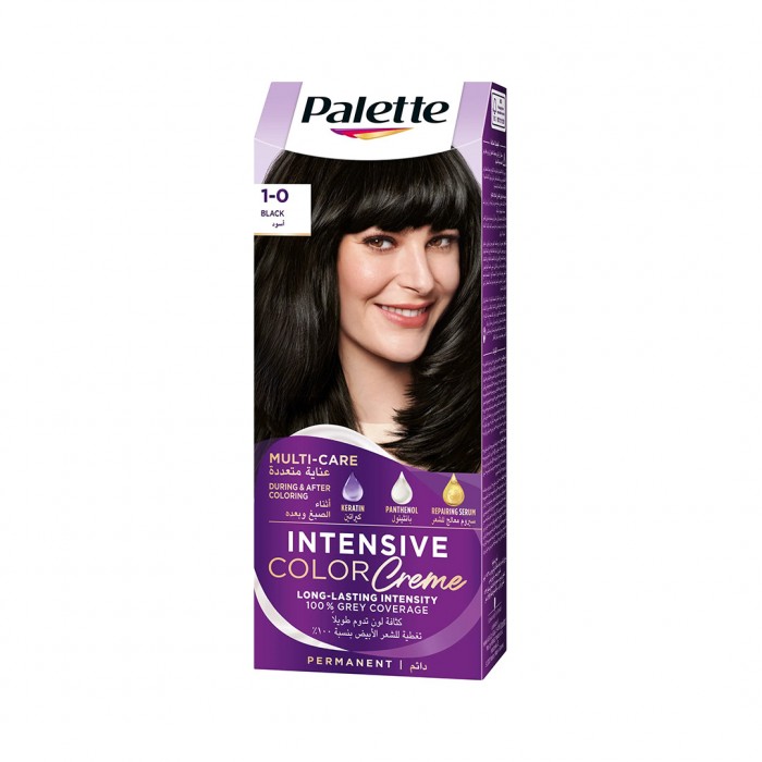 Palette Intensive Color Creme Hair Color 1-0 Black