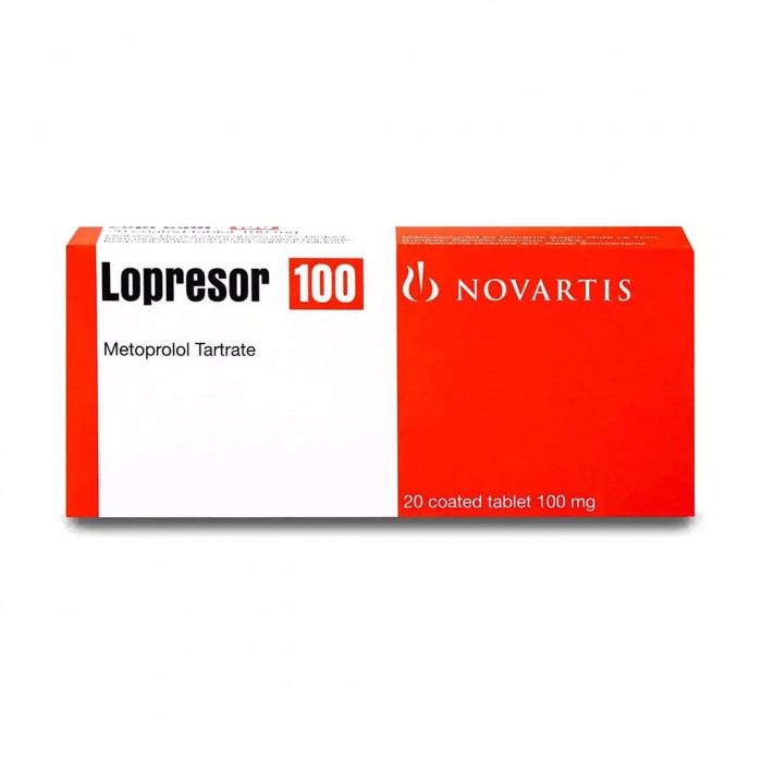 Lopresor 100 mg Tablets 20'S