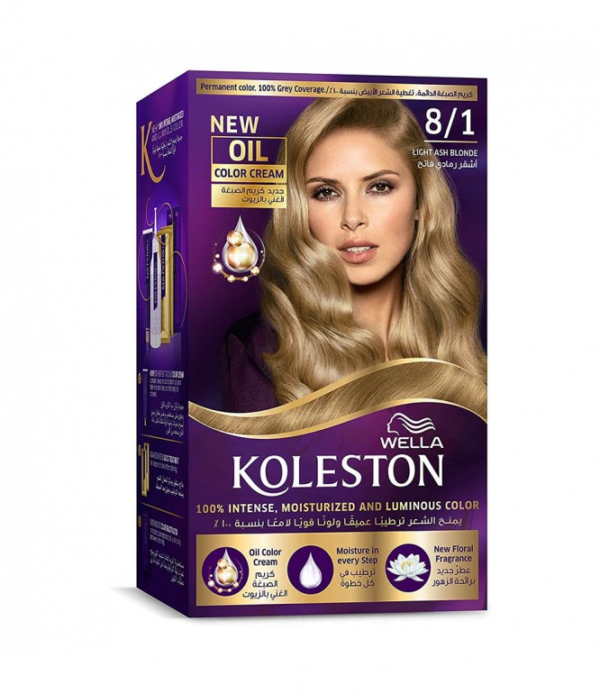Koleston Hair Color 8/1 Light Ashy Blonde