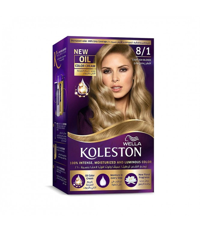 Koleston Hair Color 8/1 Light Ashy Blonde
