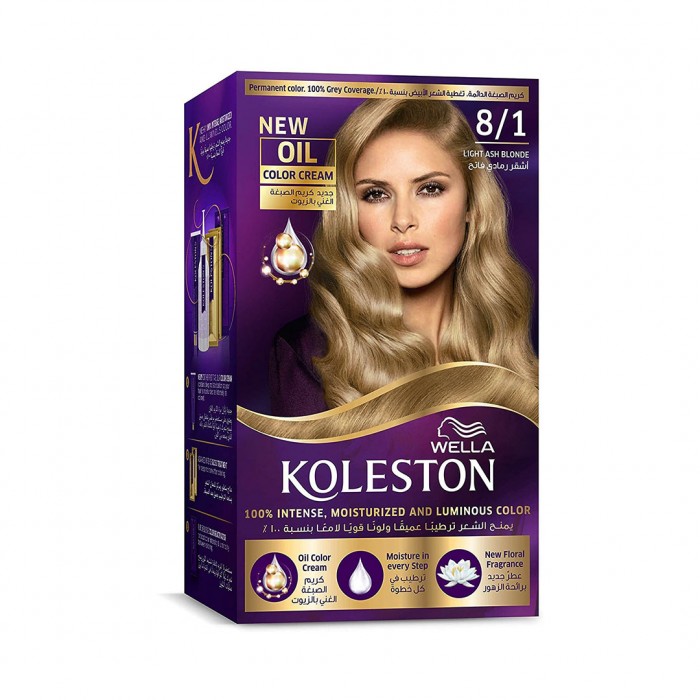 Koleston Hair Color 8/1 Light Ashy Blonde