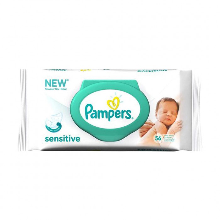 Pampers Wipes Sensitive 56 pieces