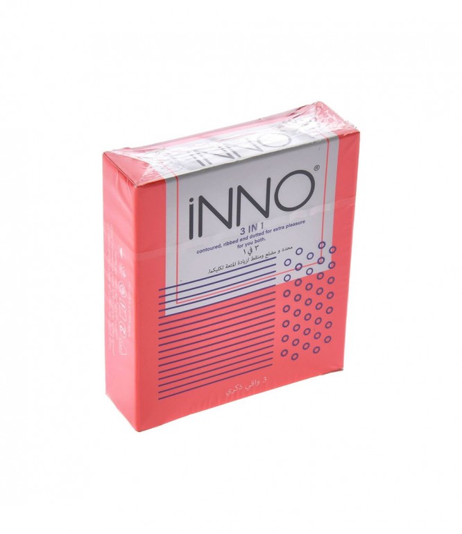 CONDOM INNO ASSORTED 3'S