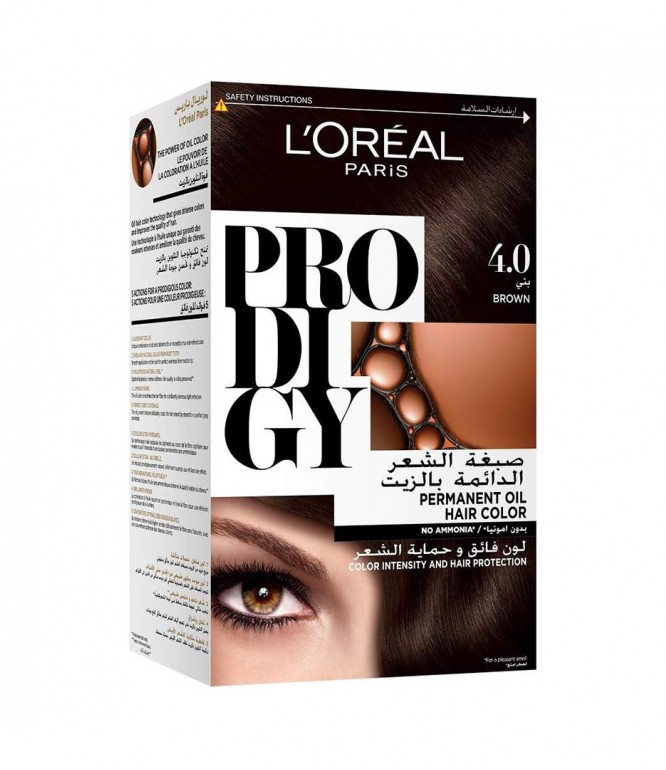 L'Oreal Prodigy Hair Color 4.0 Brown