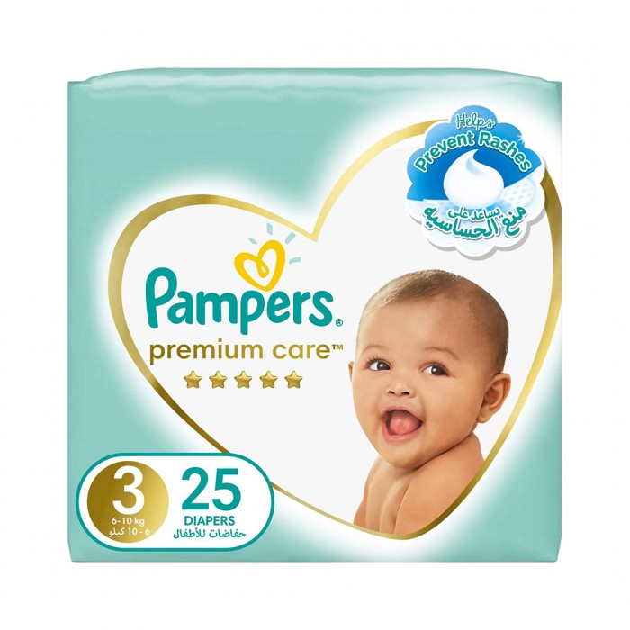 Pampers Premium Care  (3) - 25 pieces