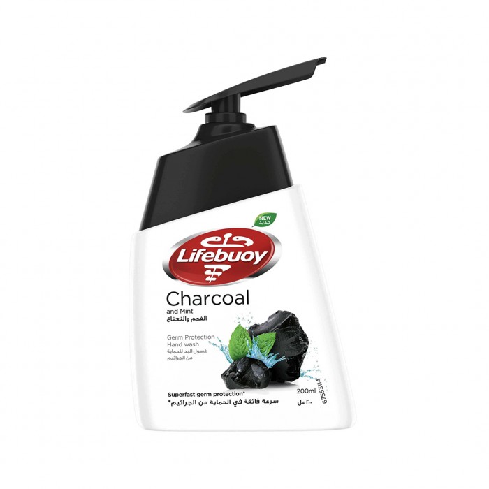 Lifebuoy Hand Wash With Charcoal And Menthol 200 ml