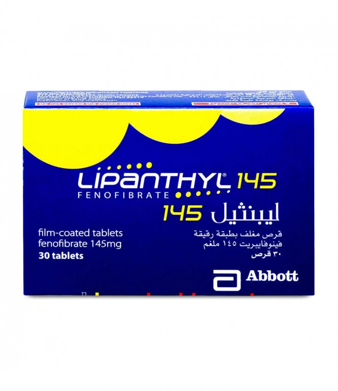 Lipanthyl 145 mg Tablets 30'S