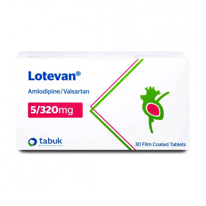 Lotevan 320/5 mg Tablets 30'S