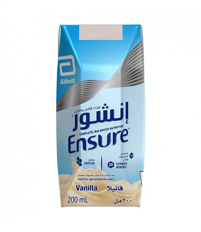 Ensure Liquid Milk Vanilla, 200 ml 