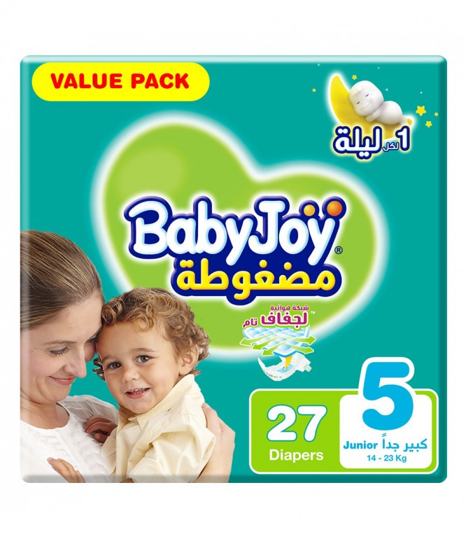 بيبي جوي مقاس 5 - 27 حفاض 