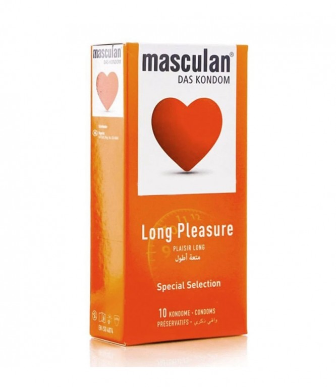 Masculan Long Pleasure – Box 10 condoms